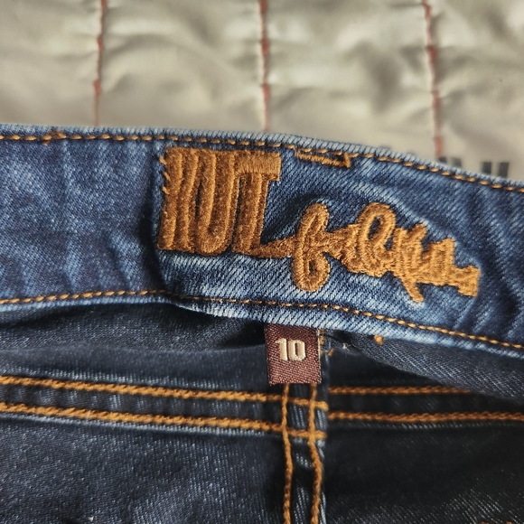 Kut From the Kloth Skinny Ankle Zip Hem Jeans 10 - Picture 7 of 9